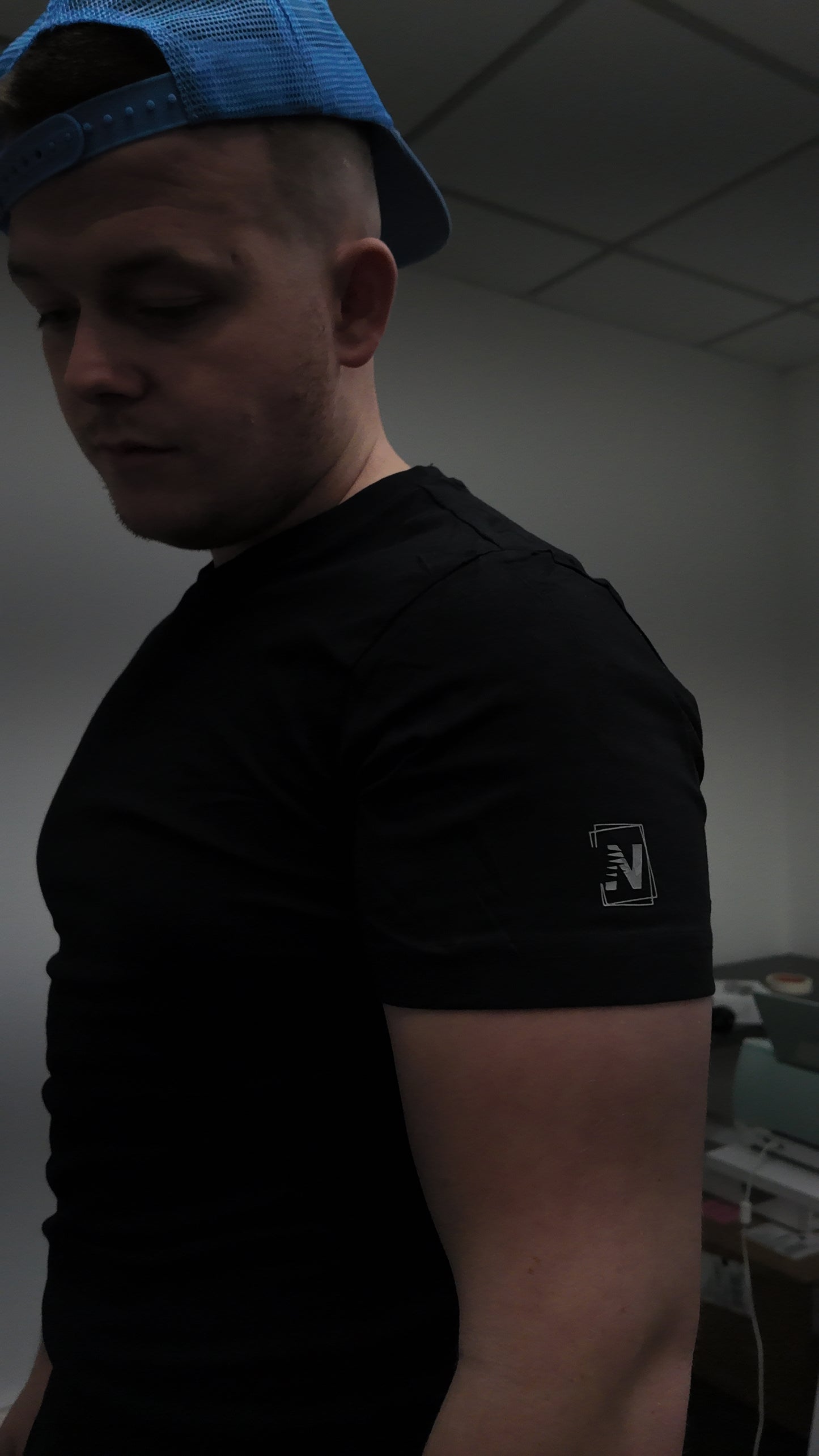 Basic N logo tee - Black