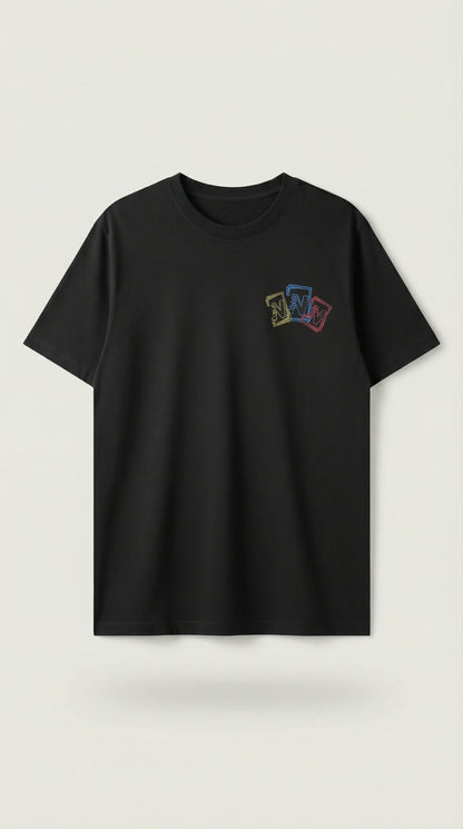 Nvision triple logo T-shirt - black