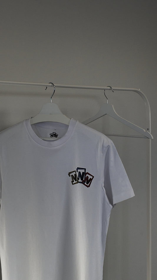 Nvision triple logo T-shirt - White