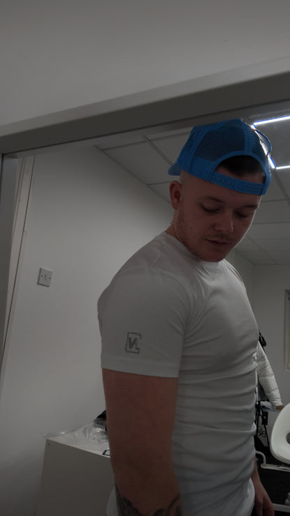 Basic N logo tee - White