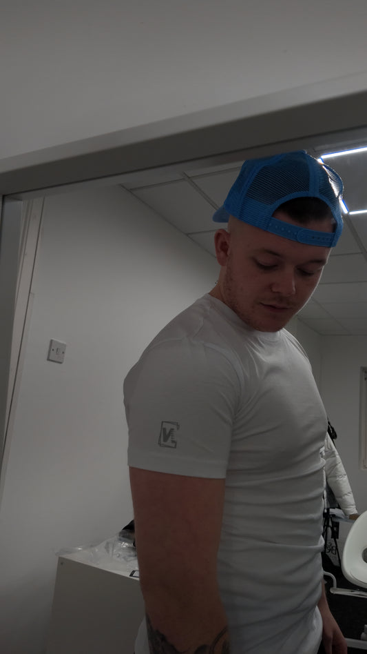 Basic N logo tee - White