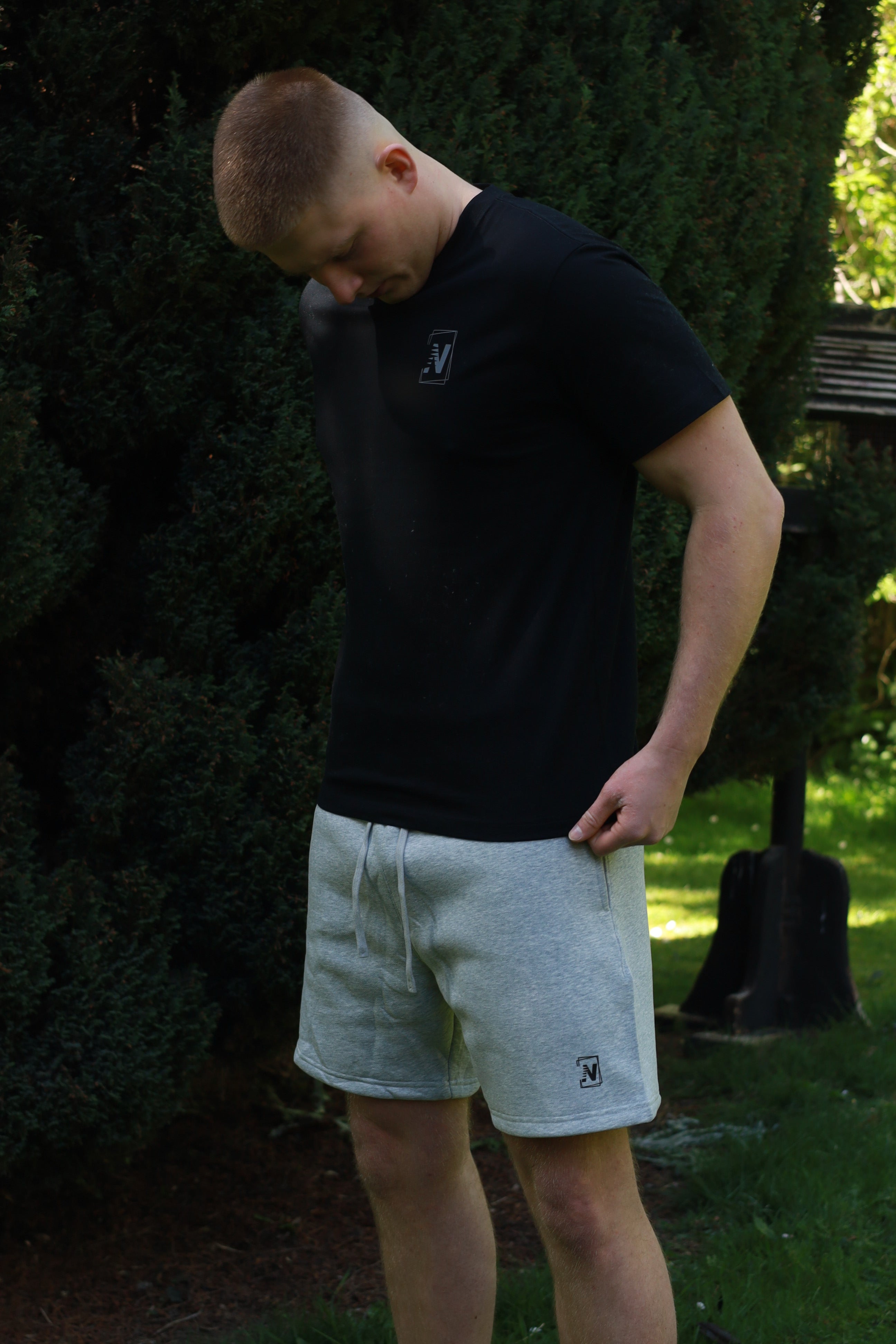 NVSN Signature cotton Tee- Black