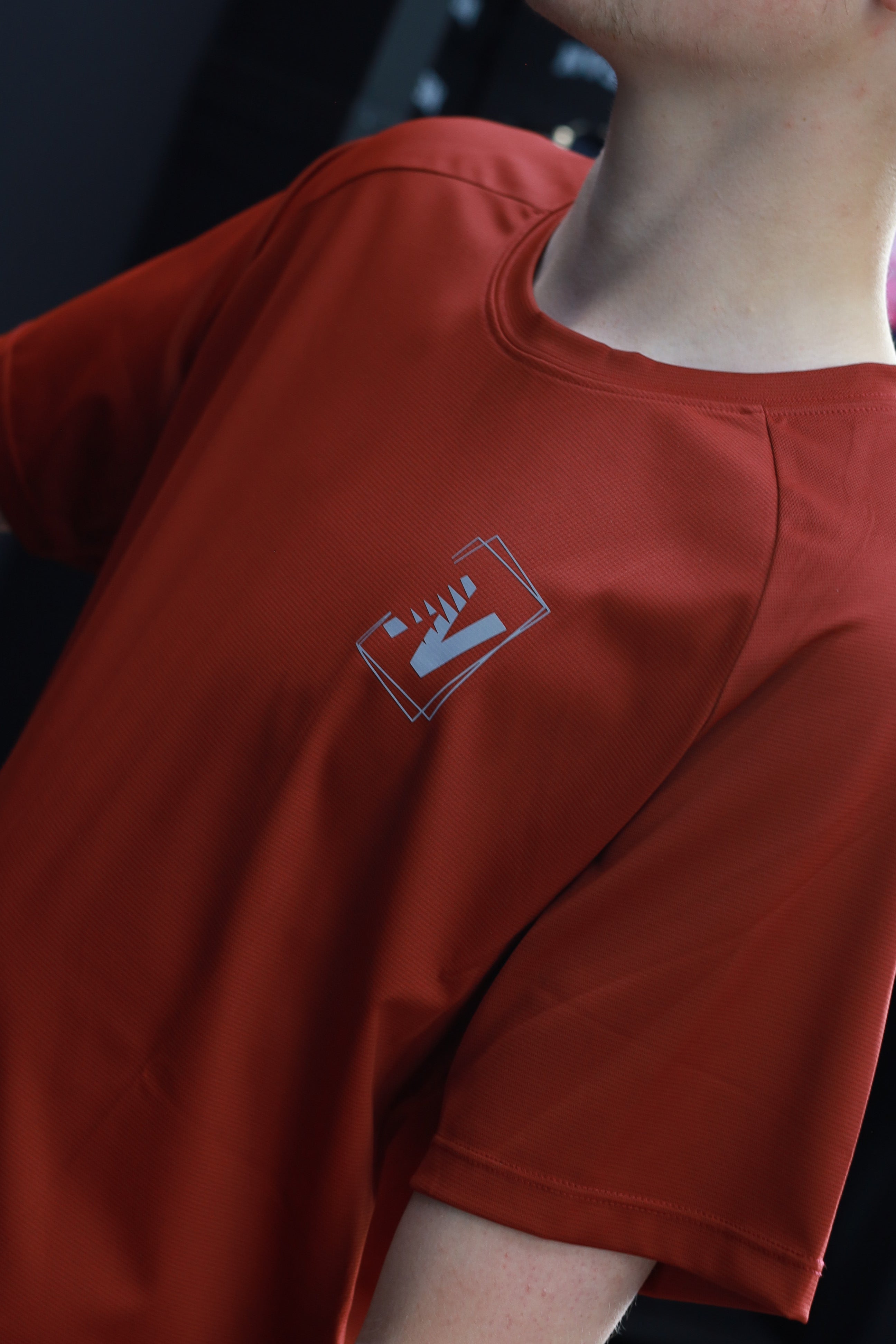 NVSN activewear T shirt - Burnt Red