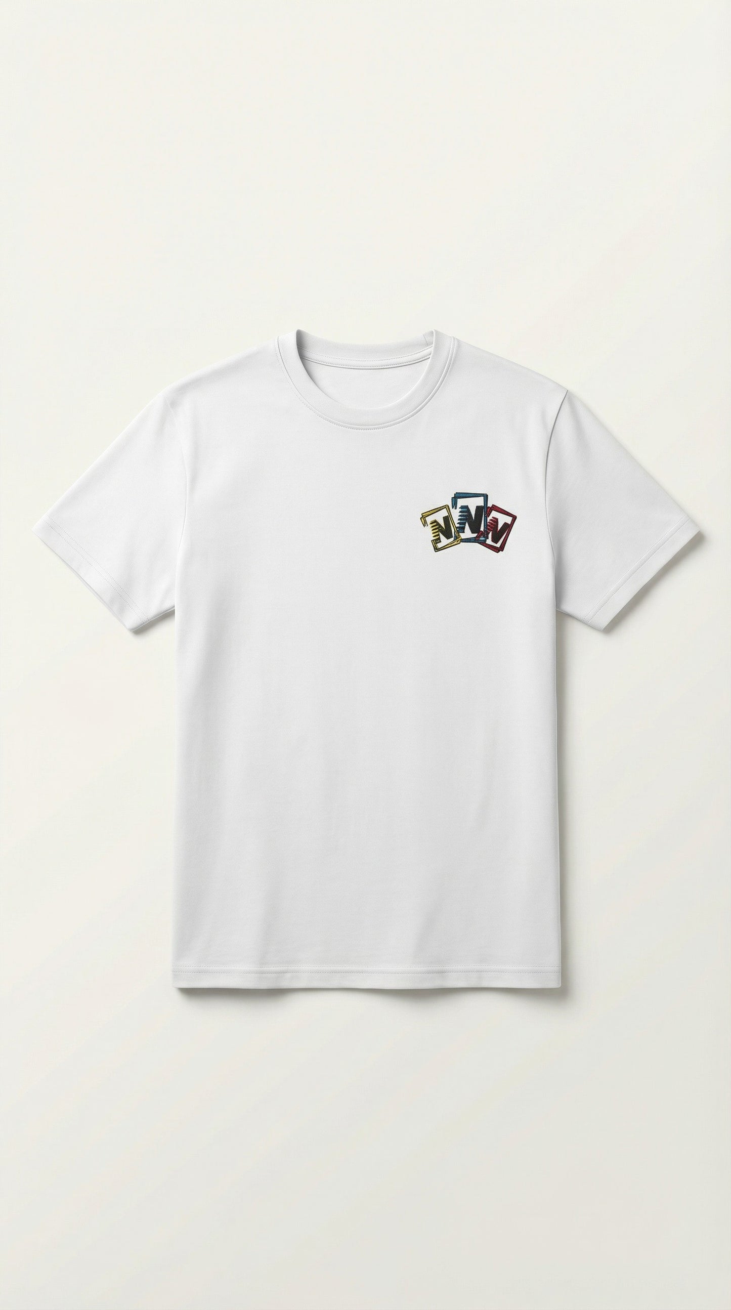 Nvision triple logo T-shirt - White