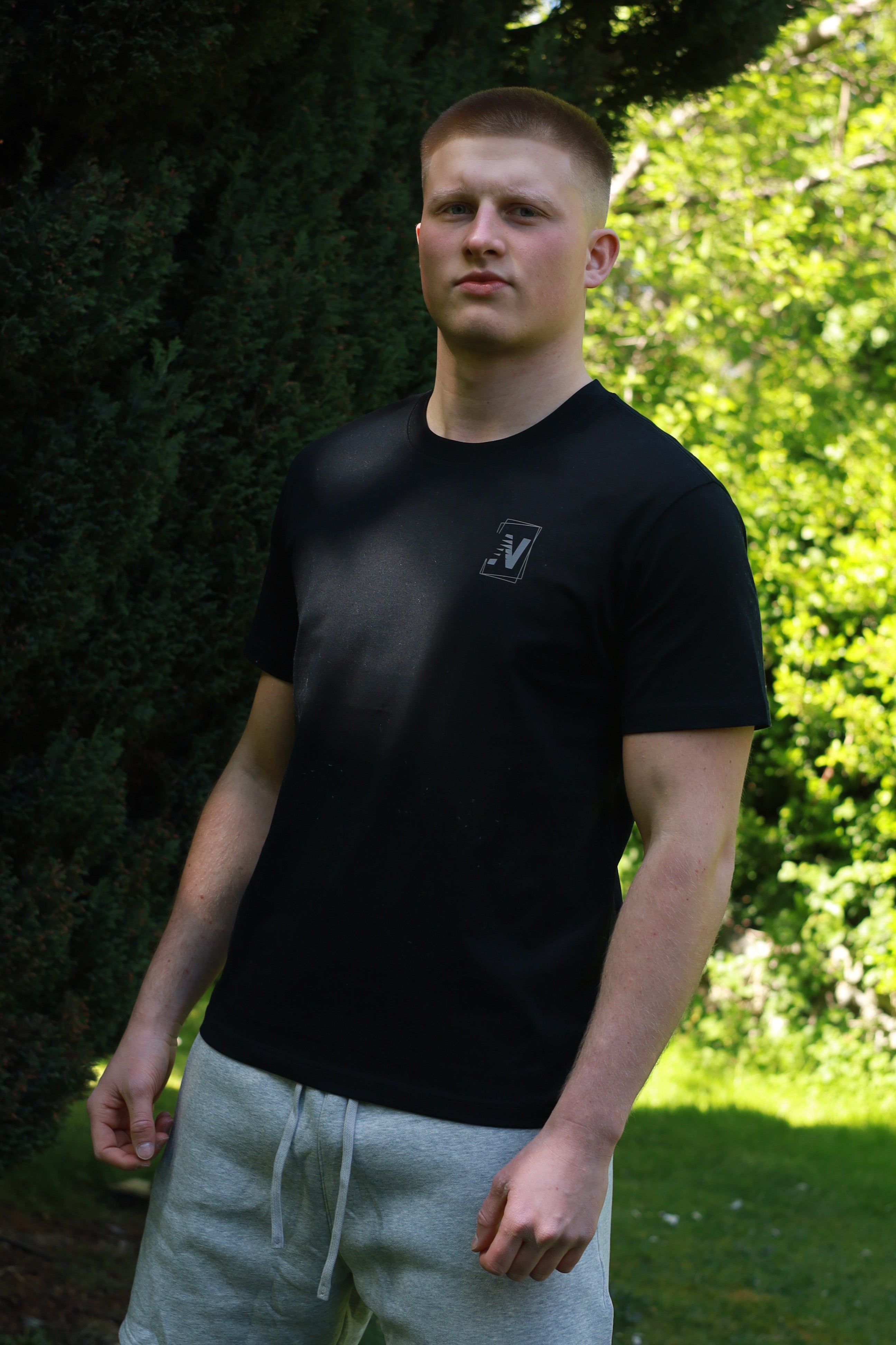 NVSN Signature cotton Tee- Black