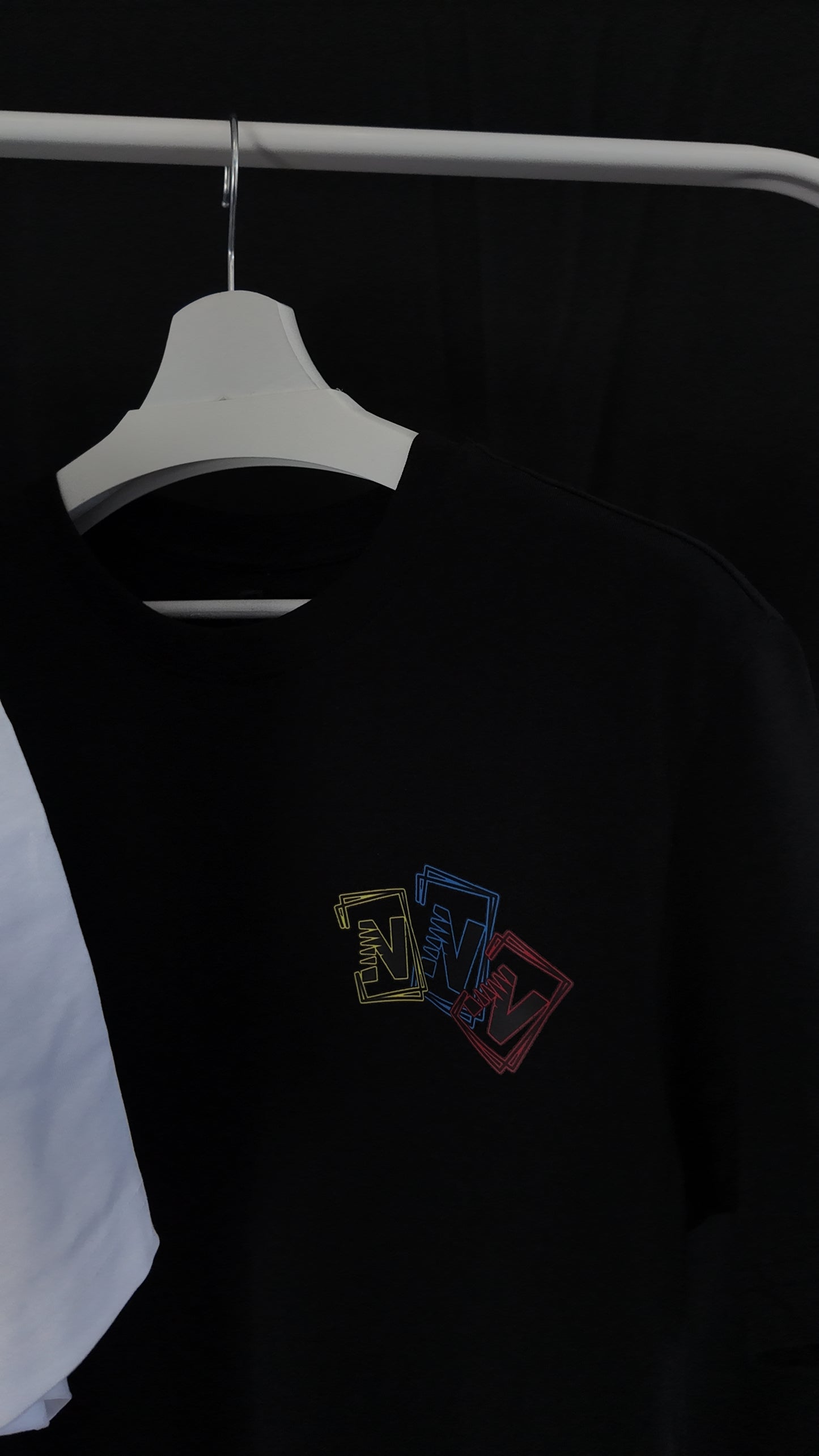 Nvision triple logo T-shirt - black