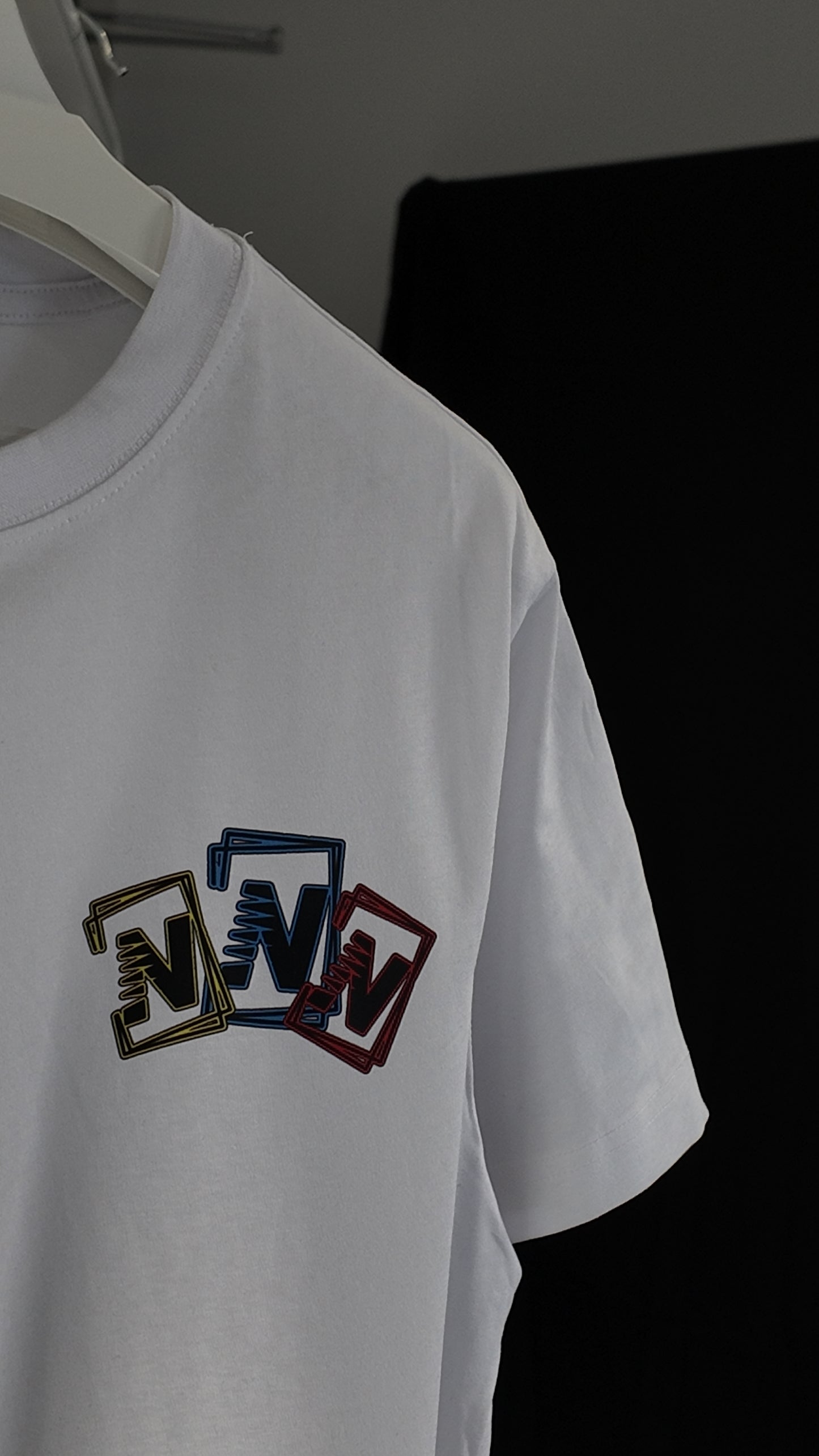 Nvision triple logo T-shirt - White