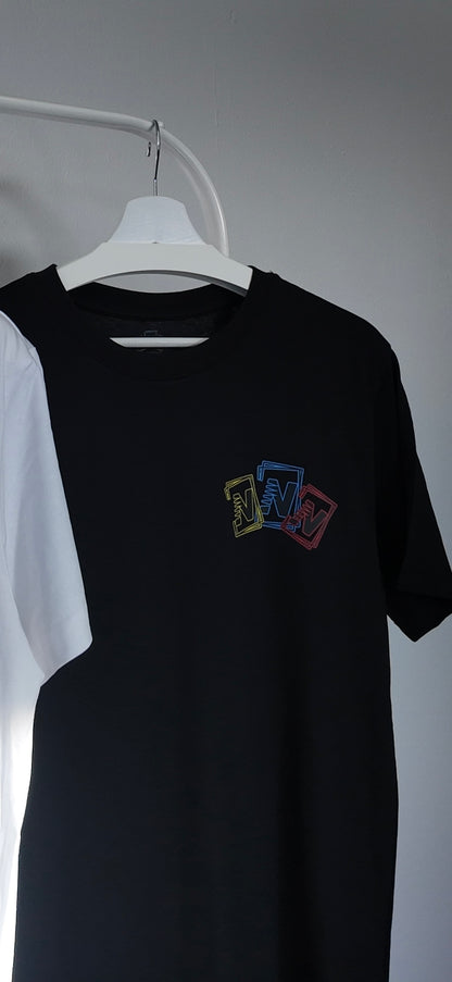 Nvision triple logo T-shirt - black