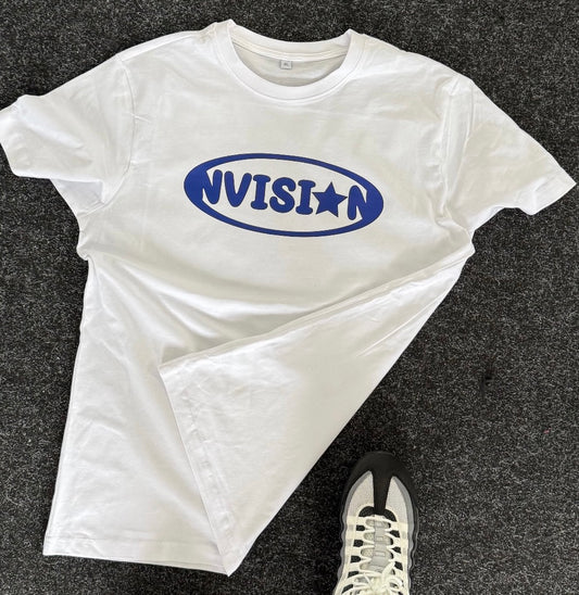 Nvsn star logo Tee, white