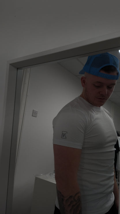 Basic N logo tee - White